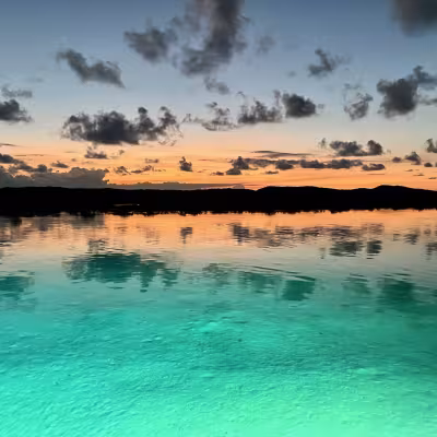 sunset in exumas bahamas