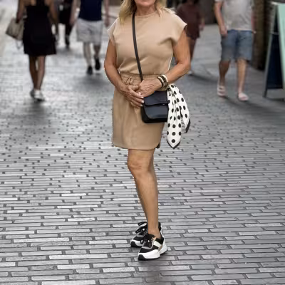 standing in a london street