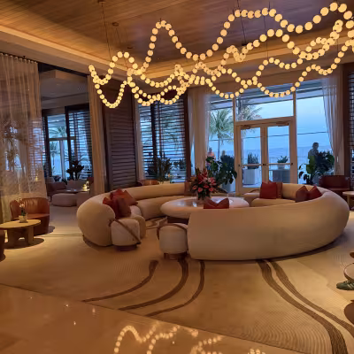 The Boca Raton Beach Club lighting Aesthetics