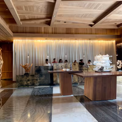 check in reception at four seasons anguilla