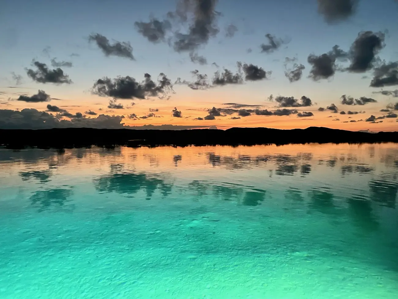 sunset in exumas bahamas