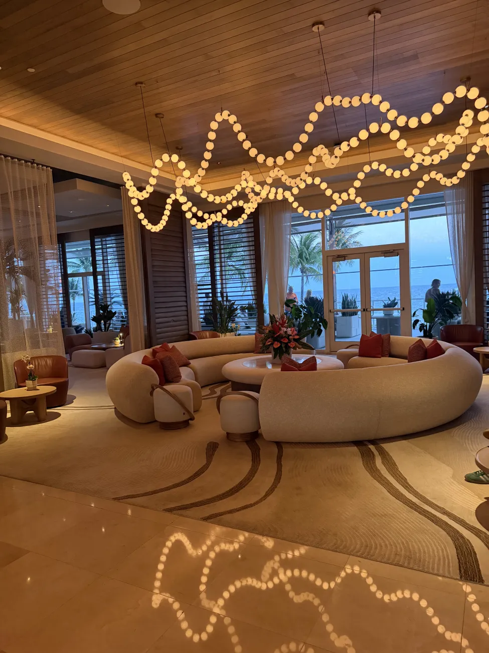 The Boca Raton Beach Club lighting Aesthetics